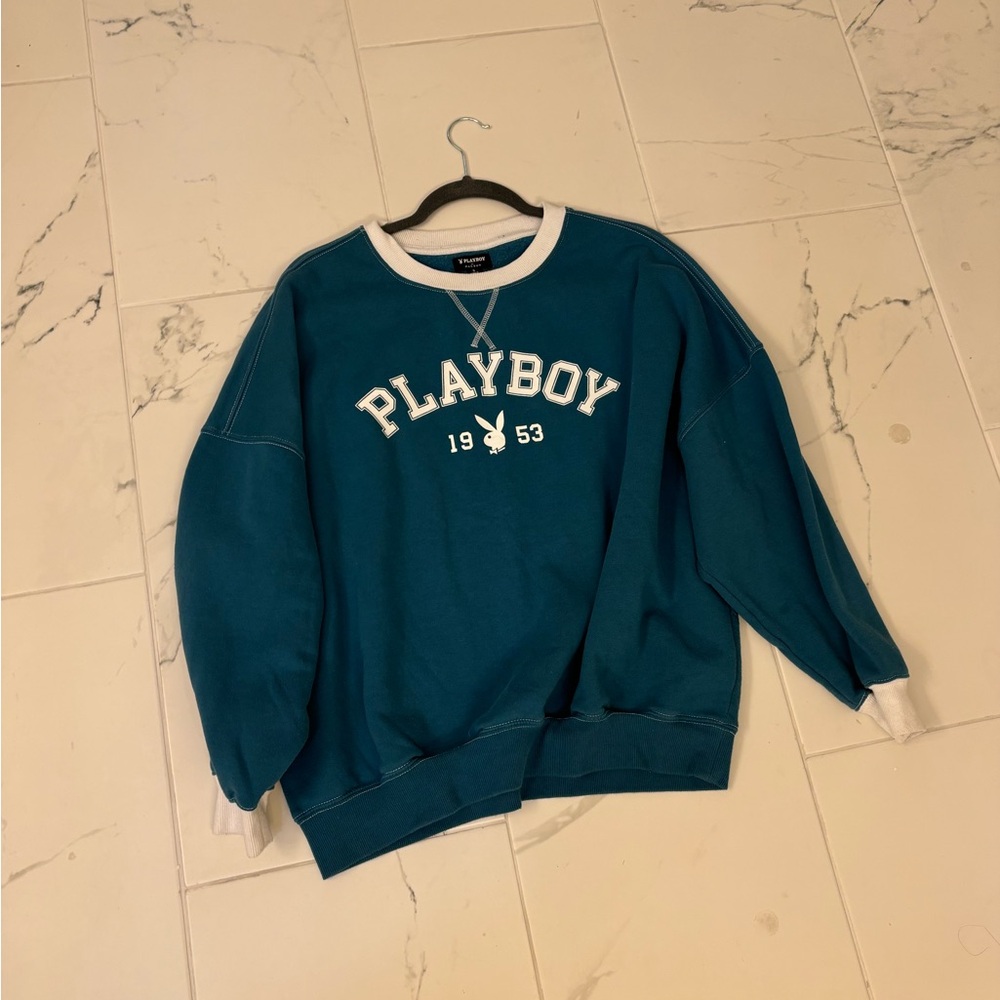 Playboy Blue crew neck